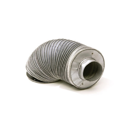 Round bellows - tecnifuelle - coated fabric / accordion protection / heat-resistant