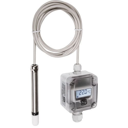 Pendulum temperature transducer - RPTM1-I LCD - S+S Regeltechnik - Pt1000 / 4-20 mA / M12 connector