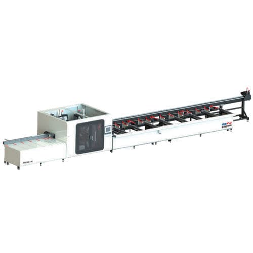 Multi-spindle machining and cutting center - ALCOR V - OZMACHINE - automatic / CNC / for aluminum profiles