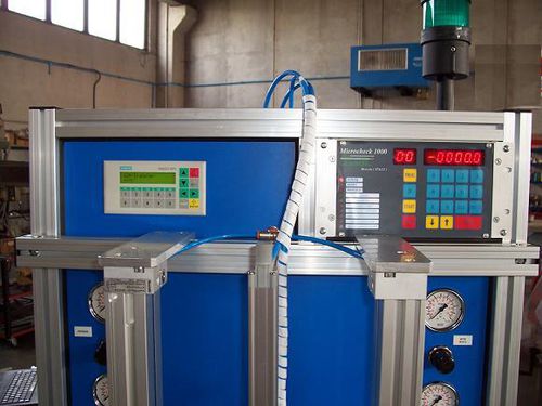 Oil filter leak tester - Sheet Metal Men s.r.l. - with programmable logic controller (PLC)