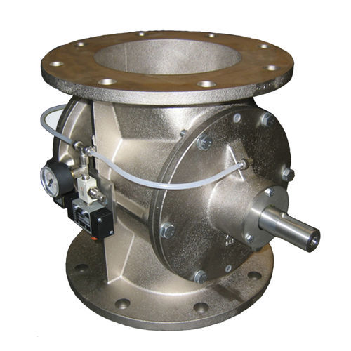 Pneumatic conveying rotary valve - VSD-VSTD - COMAV - powder / round-flange / ATEX
