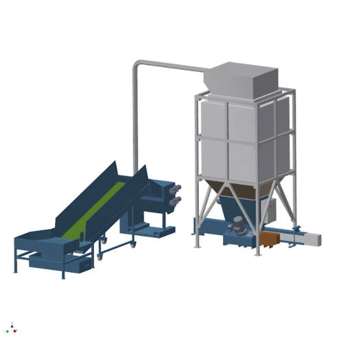 Plastic recycling unit - EPS - COMAV - crushing