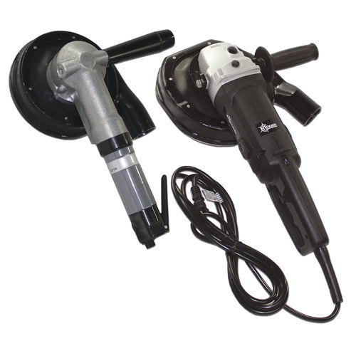 Pneumatic portable grinder - SRAT series - Novatek Corporation - angle / vacuum