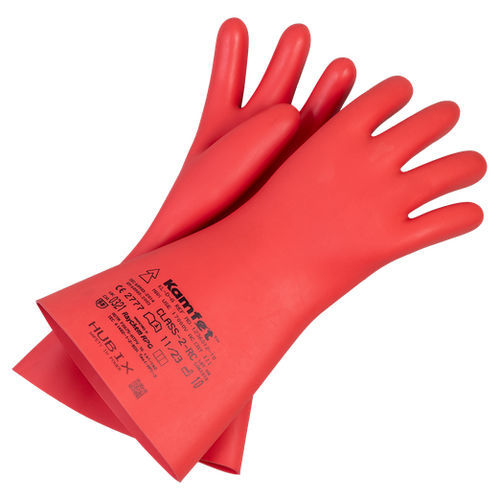 Work glove - C221.K210 - Hubix Sp. z o.o. - industrial / electrical protection / red