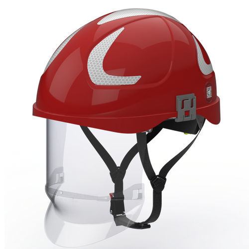 Electrician helmet - F111.RSE2 - Hubix Sp. z o.o. - EN 397 / EN 166 / impact-resistant