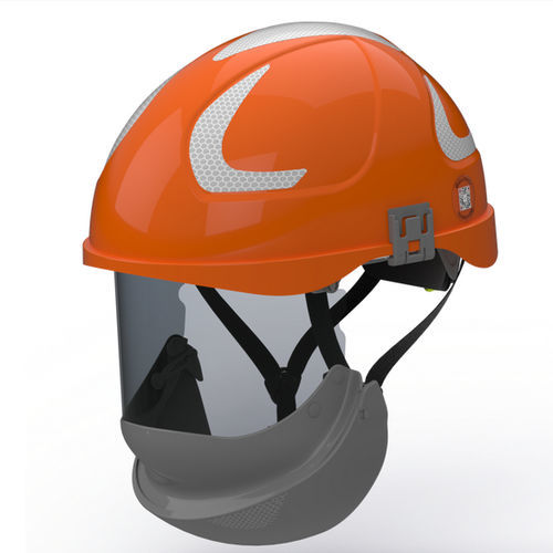 Electrician helmet - H114.OSE2  - Hubix Sp. z o.o. - EN 397 / EN 166 / impact-resistant