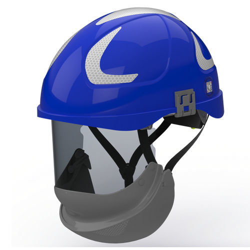 Electrician helmet - H114.BSE2  - Hubix Sp. z o.o. - EN 397 / EN 166 / impact-resistant