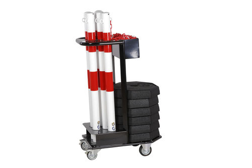 Transport rack with chain post set - KGS-TG-RW - Dancop International GmbH