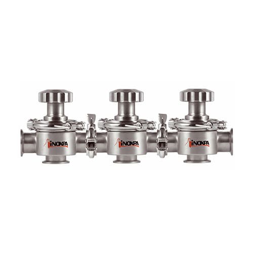 Multi-channel manifold - INOXPA - stainless steel / for valves / for pharmaceutical products