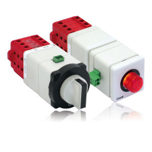 Cam switch - Monocolor discrepancy switches - GAVE ELECTRO - multipole / green LED / red LED