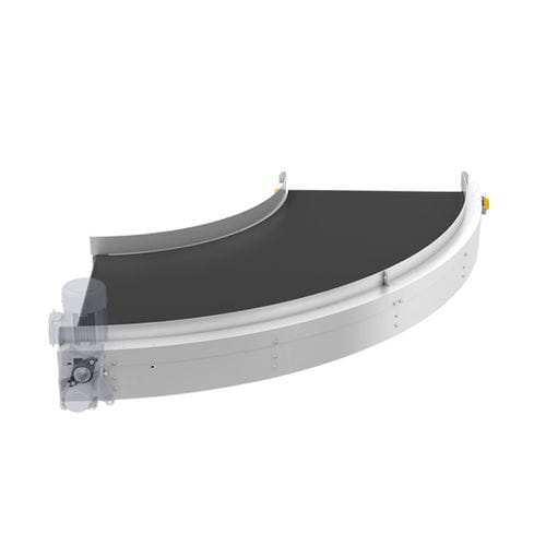 Belt conveyor - BC 4727 - Interroll - curved / transport / electric drive