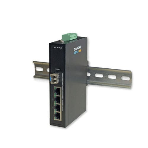 Unmanaged switch - EQQ series - DIAMOND SA - 8 ports / 5 ports / fast ethernet