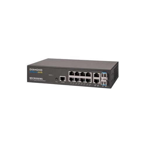 Managed switch - 1083542 - DIAMOND SA - 10 ports / 2 port / gigabit Ethernet