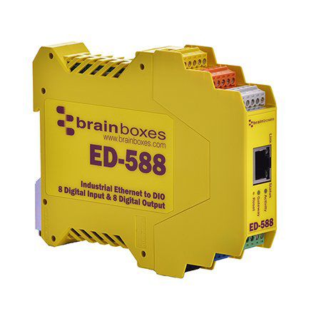 Digital I O module - ED-588 - Brainboxes - Ethernet / RS485 / TTL