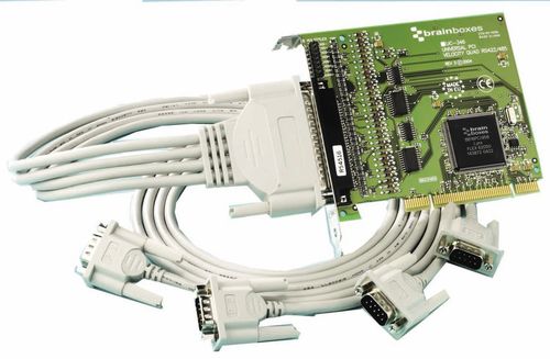PCI interface card - UC-346 - Brainboxes - serial / RS-485 / industrial