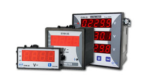 Digital voltmeter - ENTES - stationary / AC