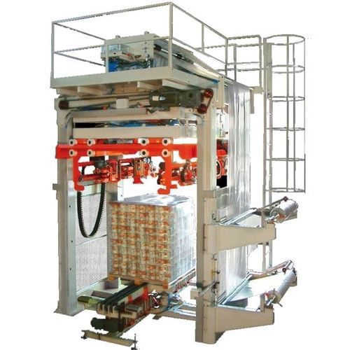 Automatic hooding machine - BL Mediterraneo S.r.l. - stretch film / pallet / vertical