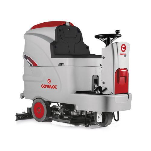 Ride-on scrubber-dryer - Innova  - Comac spa - battery-powered / compact
