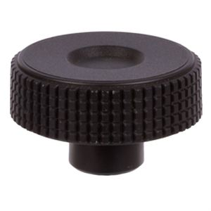 Threaded knob - 66164000 - MÄDLER GmbH - knurled / round / polypropylene