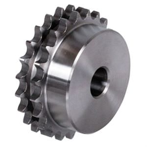 Straight-toothed sprocket wheel - ZRS  - MÄDLER GmbH - double / steel