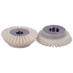 Bevel gear - PA 12 G - MÄDLER GmbH - straight-toothed / hub / plastic