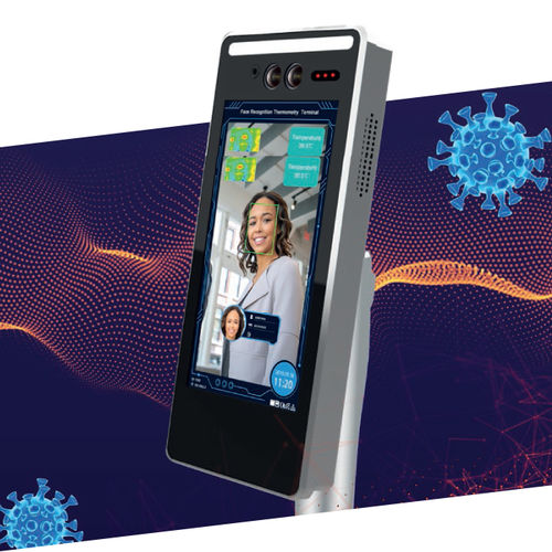 Facial recognition access control system - BS-DET2000BT - QUIKO ITALY - with temperature measurement