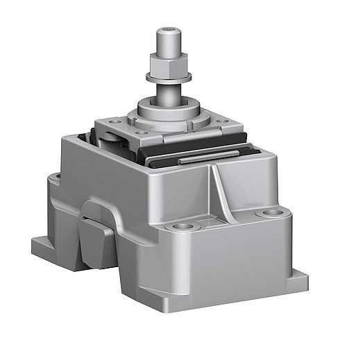 Rectangular anti-vibration mount - V  - VULKAN Industry and Energy - rubber
