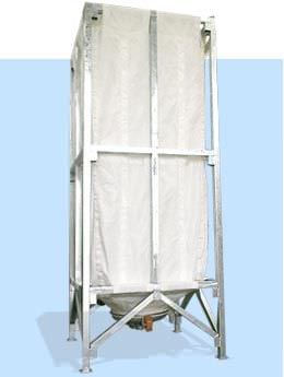 Trevira CS® silo - HH, MM, SS, UU, VV Series - Eurofim - flexible / with extractor / with vibrating bottom
