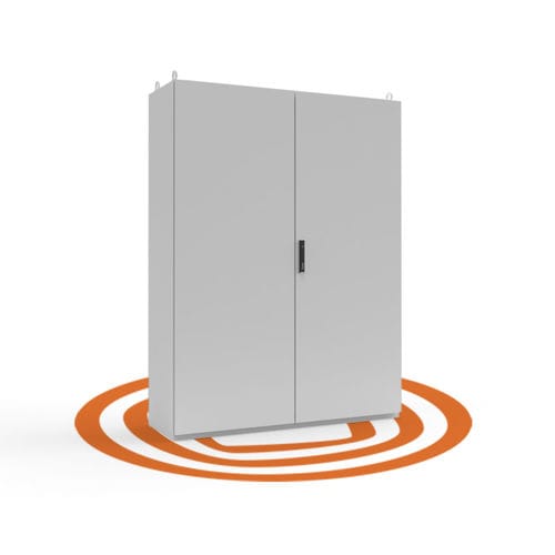Free-standing electric cabinet - 03 series - häwa GmbH - control / sheet steel / stainless steel