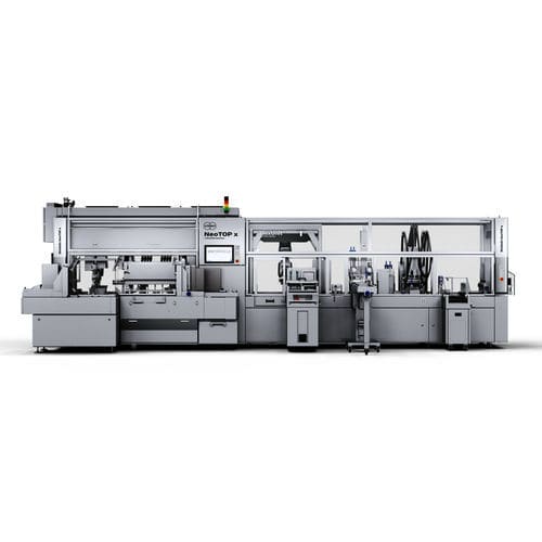 Top-loading cartoner - NeoTOP x Flexx - Körber Pharma - for the pharmaceutical industry / automatic / high-speed