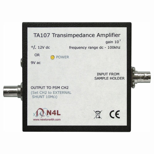 Transimpedance amplifier - TA107    - Newtons4th Ltd. - measuring / wide-band