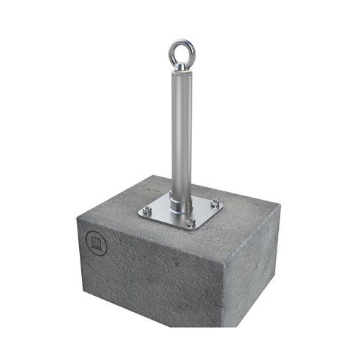 Stainless steel fall arrest anchor - ABS-Lock X-SR-AS - SafetyConcept s.a. - for roof / concrete