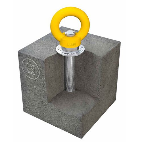 Stainless steel fall arrest anchor - ABS-Lock III-R - SafetyConcept s.a. - concrete