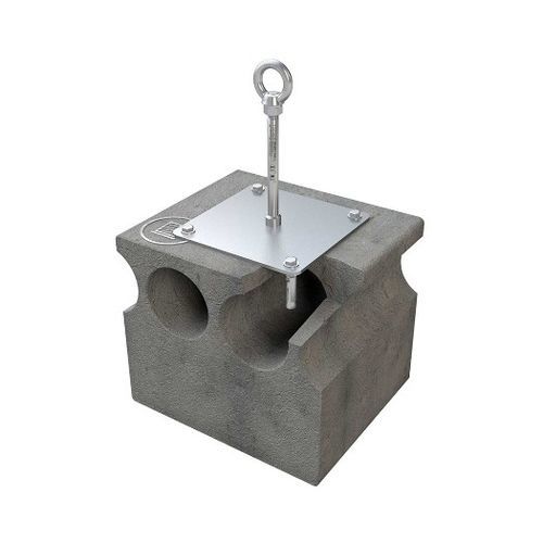 Stainless steel fall arrest anchor - ABS-Lock X-SR-HD - SafetyConcept s.a. - for roof / concrete