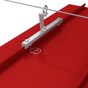 Stainless steel fall arrest anchor - ABS-Lock Falz IV ZW  - SafetyConcept s.a. - aluminum / for roof