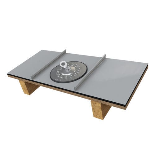 Stainless steel fall arrest anchor - ABS-Lock Falz-H - SafetyConcept s.a. - aluminum / for wood