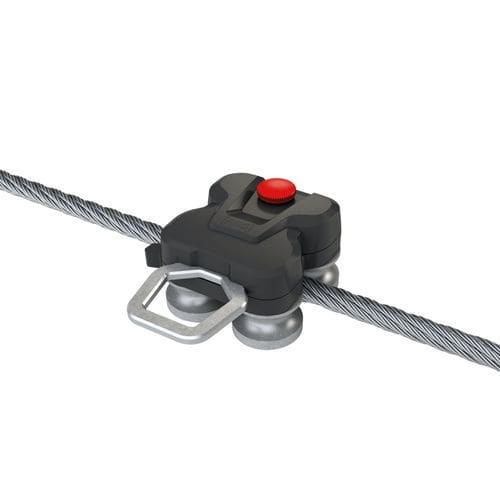 Steel cable trolley - ABS QuattroRoll - SafetyConcept s.a. - stainless steel