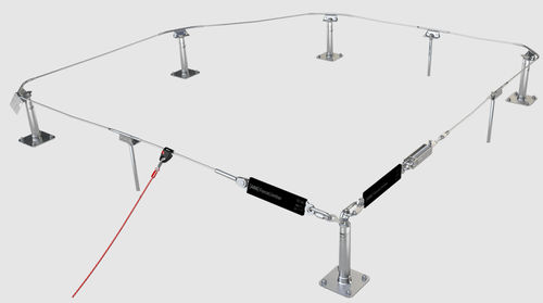 Steel cable trolley - ABS - SafetyConcept s.a. - stainless steel