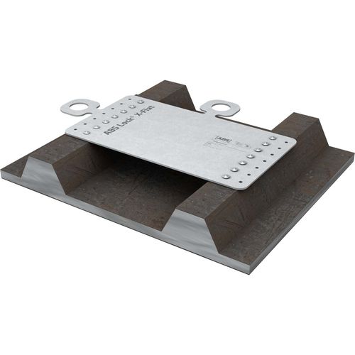 Stainless steel fall arrest anchor - ABS-Lock X-FLAT - SafetyConcept s.a. - for steel / for roof