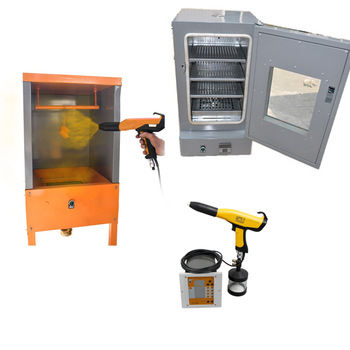 Mini powder coating booth - KF-191 - Hangzhou color powder coating equipment ltd