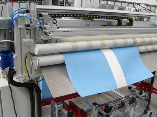 Knife cutting machine - A UNO TEC SRL - for fabrics / CNC / automatic