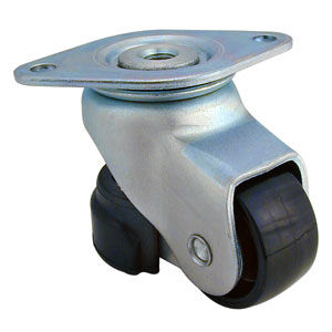 Swivel caster - V10Z43MCM series - Advanced Antivibration Components - base plate / monobloc / steel