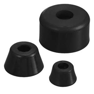 Rubber bumper - V12Z58MK series - Advanced Antivibration Components - for medical equipment