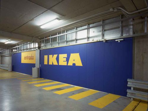 Sliding door - CRF series - ALFATECO MADRID S.A. - metal / industrial / indoor