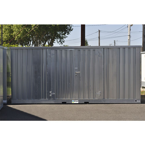Hazardous materials storage bungalow - BUNG5MPF - DIFOPE - for drums / for storage tanks