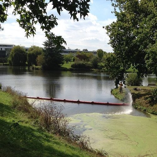 Oil anti-pollution boom - BARC 1055R - DIFOPE - floating