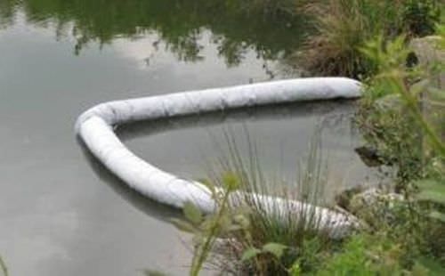 Standing anti-pollution boom - DIFOPE - oil / floating