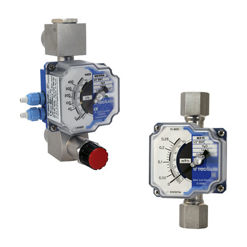 Variablearea flow meter M21 series TECFLUID for liquids / for