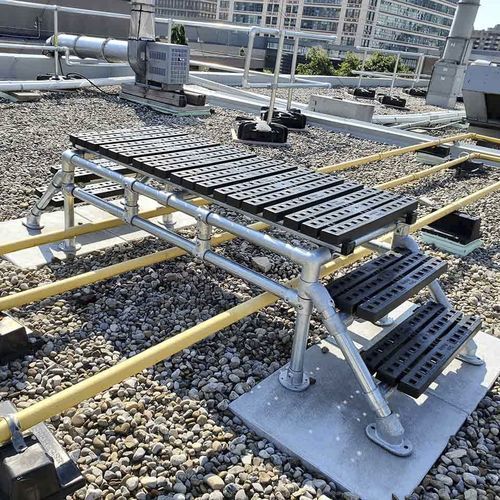 Aluminum footbridge - Kee Step® - KEE SAFETY  - galvanised steel / composite