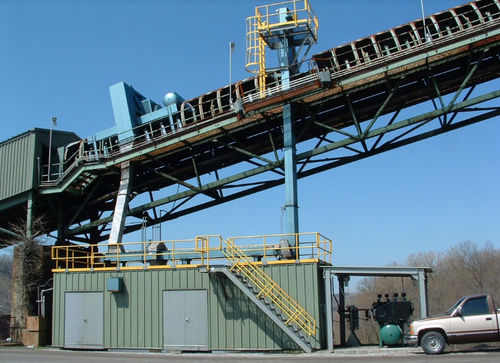 Coal sampling system - FLSmidth MAAG® Gears and drives - cross-belt
